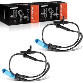 A-Premium ABS Wheel Speed Sensor Compatible with BMW Models - 525xi/ 530x 2006-2007, 528i xDrive 2009-2010, 528xi/535xi 2008, 535i xDrive 2009 - Front Driver and Passenger Side, Replace# 34526771700