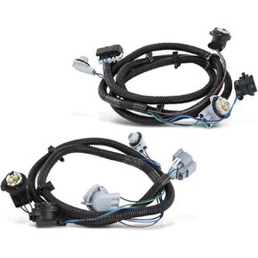 A-Premium Tail Light Wiring Harness Compatible with Chevrolet Silverado 1500/1500 Classic/1500 HD 2500 HD 3500 Rear Driver and Passenger Side 2-PC Set