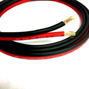 100' feet True 14 Gauge AWG OFC Speaker Wire Red/Black Car Home Audio