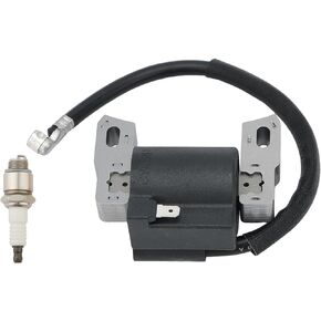 HIPA 590454 B&S Ignition Coil,799381 790817 692605 802574 Magneto Armature,Fit for B&S Engine Models:129H00 Series(0005-0185) Engine,590454 590455 Coil+L7T Spark Plug,793353 792640