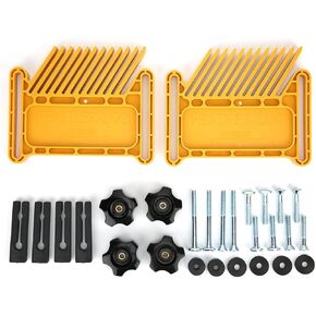 2Pcs Wood Working Feather Board, Universal Feather boards, Multi Functional Feather Boards for Table Saws Router Tables