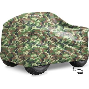 X AUTOHAUX XL Quad Bike ATV Cover Waterproof Full Cover Protector for Yamaha Banshee Bear Tracker Bruin YFZ for Suzuki King Quad 250 400 450 500 700 750 (82.6 x 47.2 x 45.3 Inch)