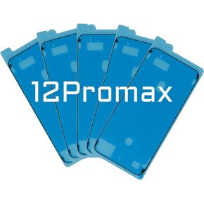 5 قطع لهاتف iPhone 12 PRO MAX ملصق لاصق مقاوم للماء مقطوع مسبقًا مقاس 6.7 بوصات 12PROMAX شاشة إصلاح مقاومة للماء مجموعة شريط لاصق لـ A2342 A2410 A2412 A2411 in Saudi Arabia