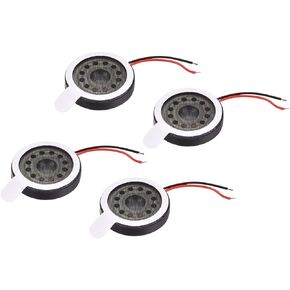 uxcell 1W 8 Ohm 16mm Dia Speaker with Wire for Electronic Projects 4pcs