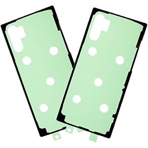 Back Battery Door Cover Adhesive for Samsung Galaxy Note 10 (4G) N970 N970U (Pack of 2)