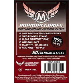 Premium Card Game Sleeves, Red