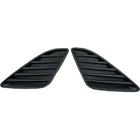 Fog Light Cover For 2012-2014 Toyota Camry Black Front Left and Right Bumper Grille Insert Bezel trim