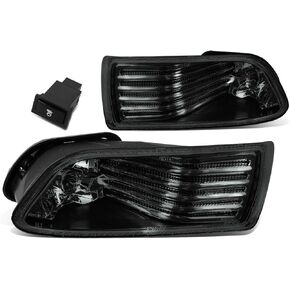DNA MOTORING FL-ZTL-153-AM Front Bumper Fog Light Driver & Passenger Side Enhance visibility [Compatible with 05-10 Scion tC]