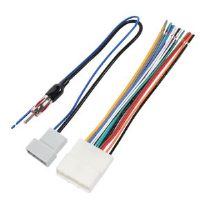 Radio Wiring Harness Connector with Antenna Adapter Plug Mount Compatible with for Nissan 2007-2019/Infiniti 2008-2013/Subaru 2008-2013 Aftermarket CD Player Stereo Receiver Wire Adaptor