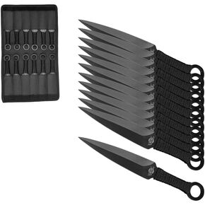 Kunai Style Fixed Blade Set. Stainless Steel Blade. for Collection, Gift, Target Throwing Practice