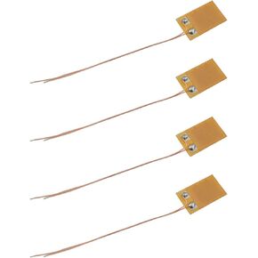 4PCS Brown Strain Gauge High-Precision Resistance Strain Gauge Foil Strain Gauge Icstation Foil Resistance Strain Gauge Sensor 350 ohm BF350-3AA Load Cell Pressure Resistance