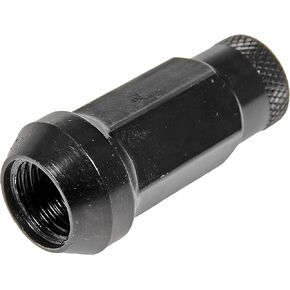 Dorman 713-685A Black Open End Knurled Wheel Nuts Compatible with Select Models, 20 Pack