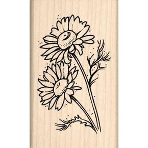 Stamps by Impression Flowers Rubber Stamp