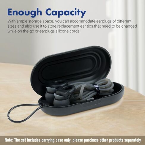 Hearprotek Earplug Cases, Portable Earplug Holder, Mini Storage Case Earbud Plug Organizer Ear Plug Case Durable Small Carrying Case for Travel, Business Trip, Trinkets, Pills in Kuwait