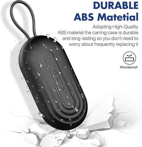 Hearprotek Earplug Cases, Portable Earplug Holder, Mini Storage Case Earbud Plug Organizer Ear Plug Case Durable Small Carrying Case for Travel, Business Trip, Trinkets, Pills in Kuwait