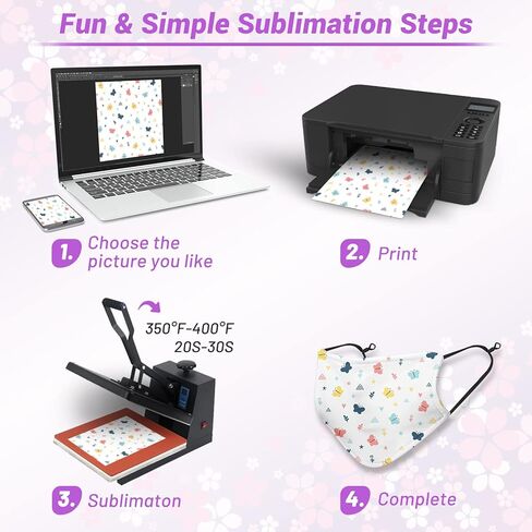 Jollidecor 16 قطعة أغطية الوجه التسامي الفراغات البوليستر التسامي للطباعة حماية الوجه الأبيض أغطية الوجه تنفس مع حلقة الأذن مرنة قابلة للتعديل للمراهقين والبالغين in Kuwait