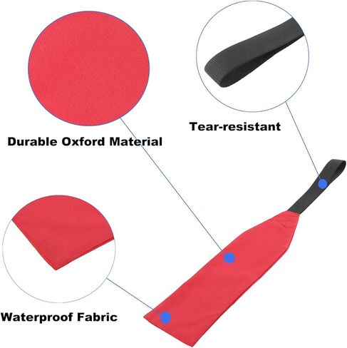 Kayak Red Flag Travel Warning Flag with Webbing Fit for Kayaks Canoes Trucks Accessories on The Water in Kuwait