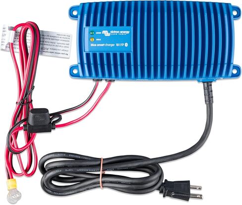 Victron Energy Blue Smart IP67 12-Volt 13 amp 120VAC Battery Charger with NEMA 5-15 Plug (Bluetooth) in Saudi Arabia
