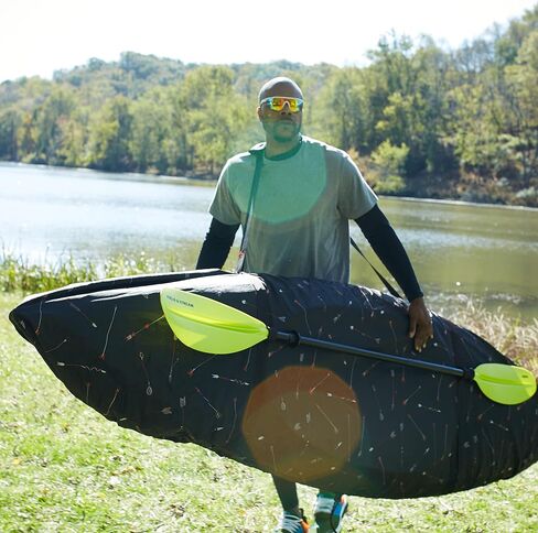 Heavy Duty Kayak Dust Cover-UV Protection, Resistant to Sun, Rain, and Snow-Outdoor/Indoor Storage-Industrial Buckles, Reinforced Stitching-Boat Accessories-Fabric Dust Bag Included(Arrowhead) in Saudi Arabia