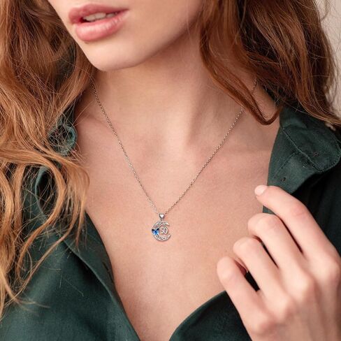 18th/40th/50th Birthday Gifts for Girls Celtic Knot Moon Butterfly Pendant Jewelry for Daughter Granddaughter in Saudi Arabia