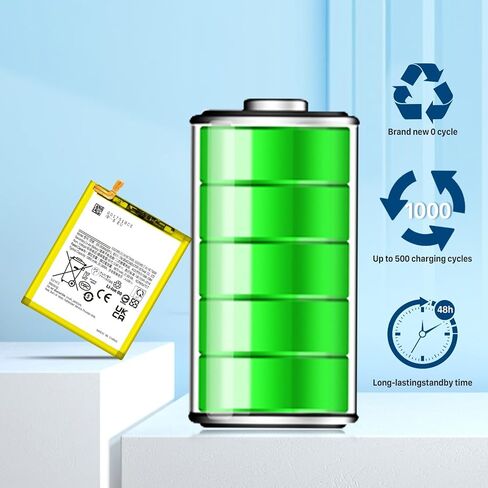 SHENMZ Galaxy S21 FE Battery, 5800mAh [2024 New Upgrade] High Capacity New 0 Cycle Li-Polymer Battery for Samsung Galaxy S21 FE 5G SM-G990B,SM-G990B/DS,SM-G990U,SM-G990U1,SM-G990W...with Repair Tools in Saudi Arabia