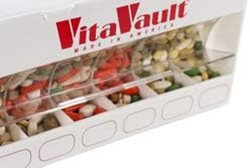 منظم حبوب منع الحمل VitaVault ذو ستة أقسام للأدوية والفيتامينات والمكملات الغذائية in Kuwait