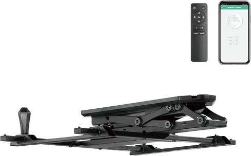 ProMounts Motorized Fireplace Mantel TV Wall Mount Fits Most 37-70 Inch Screens, Motorized Drop Down TV Wall Mount Bracket Above Fireplace for Both Flat and Curved, and Holds up to 77 lbs. in Kuwait