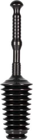 Master Plunger MP500-3 Heavy Duty All Purpose Plunger, Laundry Tubs, Bath Tubs, Kitchen Sinks, Garbage Disposal, Toilets Commercial & Residential Use. Equipped with Air Release Valve, Black in Saudi Arabia