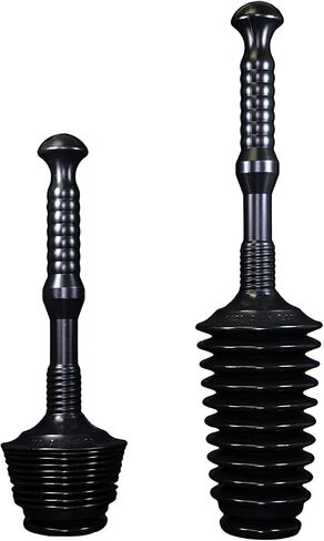 Master Plunger MP500-3 Heavy Duty All Purpose Plunger, Laundry Tubs, Bath Tubs, Kitchen Sinks, Garbage Disposal, Toilets Commercial & Residential Use. Equipped with Air Release Valve, Black in Saudi Arabia