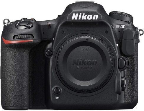 Nikon D500 DSLR Camera (Body Only) (1559) + Nikon 16-80mm Lens + 4K Monitor + Pro Headphones + Pro Mic + 2 x 64GB Cards + Case + Corel Photo Software + Tripod + 3 x EN-EL 15 Battery + More (Renewed) in Saudi Arabia