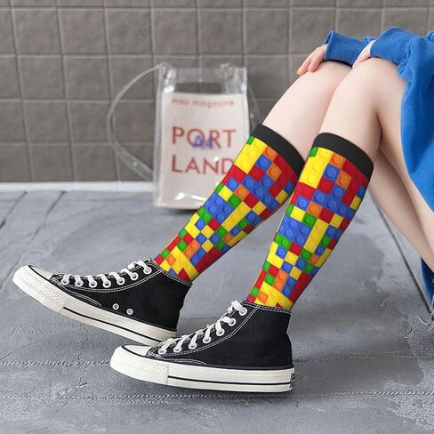Novelty Funny Dress Socks Casual 3D Printed Leisure Crew Sock for Adults Teens Daily Wear in Saudi Arabia