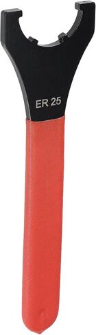 uxcell Collet Chuck Wrench Spanner for ER16UM Clamping Nut CNC Milling Lathe Chuck Holder Tool with Red Non-slip Handle 2pcs in Saudi Arabia