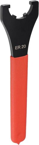 uxcell Collet Chuck Wrench Spanner for ER16UM Clamping Nut CNC Milling Lathe Chuck Holder Tool with Red Non-slip Handle 2pcs in Saudi Arabia