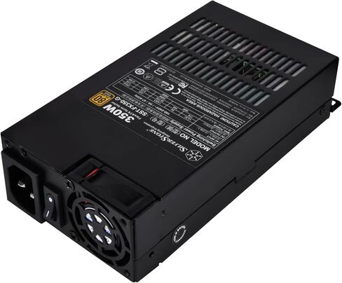 SilverStone Technology SST-FX350-G Flex ATX 1U 350 Watt 80 Plus Gold Power Supply with Fixed Cables in Saudi Arabia