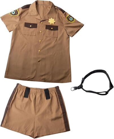 زي LVLING Reno Lt Dangle التنكري للرجال في الهالوين لزي ضابط الشرطة وجنود الشرطة in Kuwait