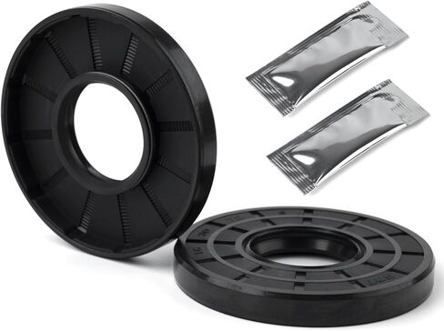 XiKe Oil Shaft Seal, Lip Seals, TC 39x66x12mm Nitrile Rubber Cover Double Lip with Spring, Oil Seals for Bearing Shafts,Rotating Shafts,etc., Black Pack of 2 in Saudi Arabia