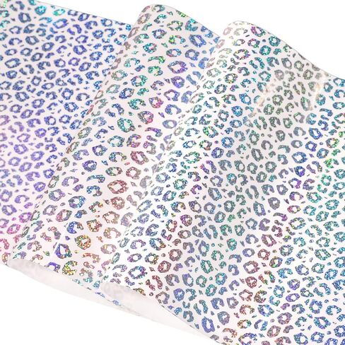 الفينيل الضفدع المجسم واضح 12 "x6ft لاصق الفينيل لفة شفافة الثلاثية الأبعاد تراكب التصفيح نمط الفهد الحرفية الفينيل الدائم للملصقات والديكور الزجاجي in Kuwait