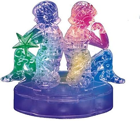 لغز Graces Dawn® Crystal Twelve Constellations Deluxe ثلاثي الأبعاد مزين بالكريستال الملون (الجوزاء) in Kuwait