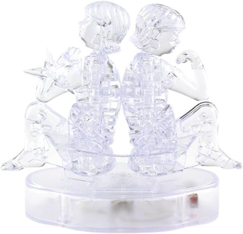 لغز Graces Dawn® Crystal Twelve Constellations Deluxe ثلاثي الأبعاد مزين بالكريستال الملون (الجوزاء) in Kuwait
