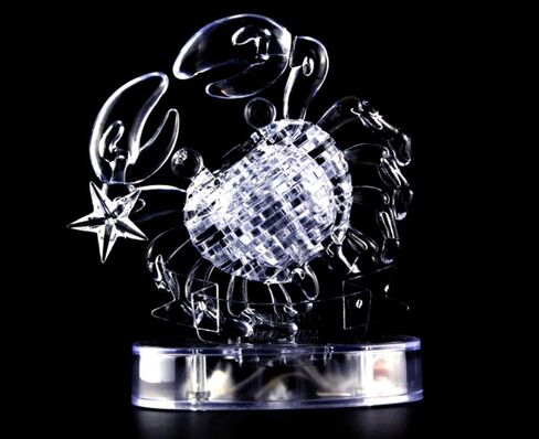 لغز Graces Dawn® Crystal Twelve Constellations Deluxe ثلاثي الأبعاد مزين بالكريستال الملون (الجوزاء) in Kuwait