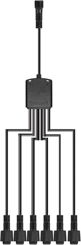 6-Way الفاصل استبدال 4Pin للمعادن حلم اللون RGB + IC LED أضواء الصخور 12 فولت مقاوم للماء لشاحنة جيب جولف ATV UTV in Kuwait