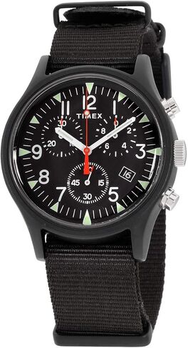 Timex Men's MK1 Aluminum Chronograph 40mm Analog Quartz Nylon Strap in Saudi Arabia