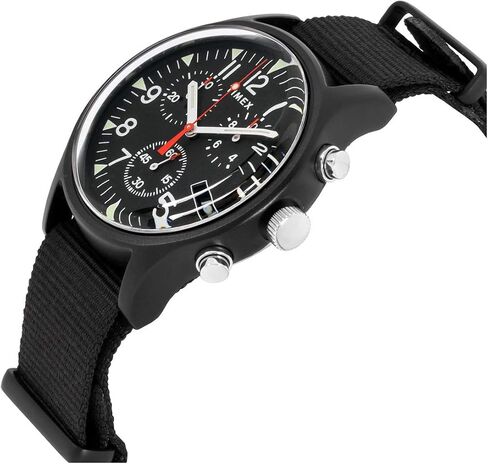 Timex Men's MK1 Aluminum Chronograph 40mm Analog Quartz Nylon Strap in Saudi Arabia