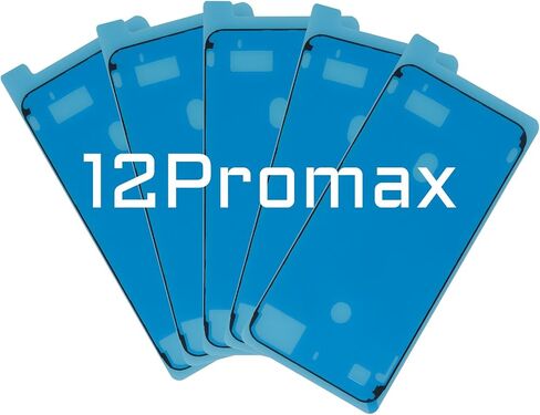 5 PCS for iPhone 12 PRO MAX Waterproof Pre-Cut Adhesive Sticker Fix 6.7" 12PROMAX Repair Screen Water Resistant Waterproof Sealing Sticker Tape Kit for A2342 A2410 A2412 A2411 in Saudi Arabia