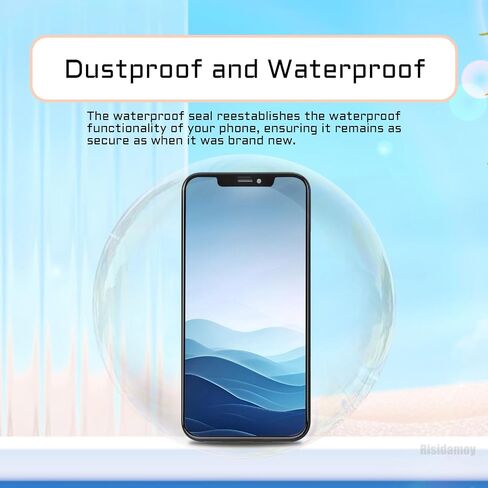 5 PCS for iPhone 12 PRO MAX Waterproof Pre-Cut Adhesive Sticker Fix 6.7" 12PROMAX Repair Screen Water Resistant Waterproof Sealing Sticker Tape Kit for A2342 A2410 A2412 A2411 in Saudi Arabia