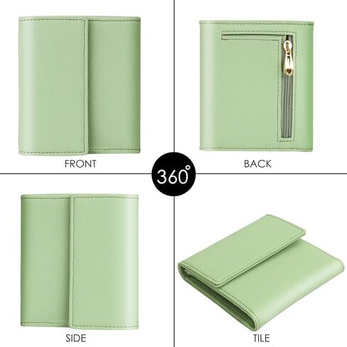 Travelambo RFID Blocking Small Mini Compact Wallet Coin Pouch Holder Trifold Credit Card Holder Pocket Purse for Women in Saudi Arabia