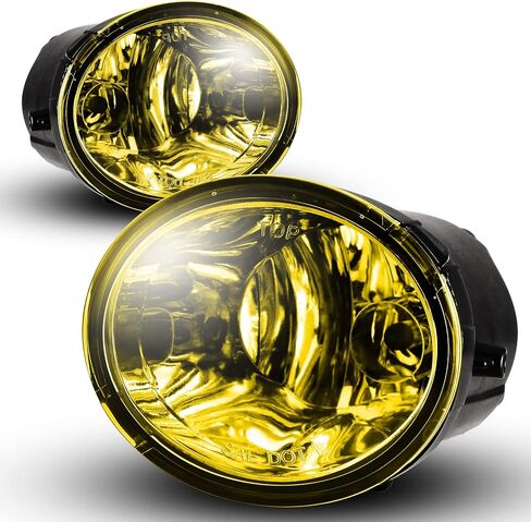 Fog Lights Lamps Assembly fit for Toyota Sequoia 2001-2007 Tundra 2000-2006 Driver Passenger Replacement Amber Yellow in Saudi Arabia