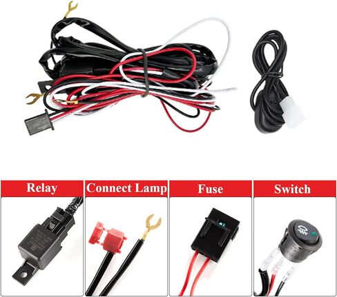 مصابيح الضباب LED من WonVon مناسبة لمصد 2019-2023 Ram 2500 3500 LED مع مصابيح القيادة مع مفتاح التشغيل وجانب الركاب متضمن in Kuwait