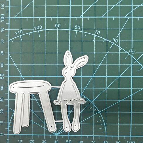 Cute Easter Bunny Cutting Dies for Card Making, Cutting Dies Cut Stencils for DIY Scrapbooking Photo Album Decorative Embossing Paper Dies for Card Making Templated in Saudi Arabia