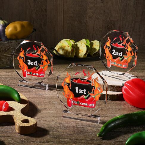 DoubleFill 3 قطع جوائز الطبخ، جوائز كأس الشيف الذهبية، جوائز مسابقة الطبخ 4.72 بوصة مع قاعدة للطهاة في الطبخ in Kuwait